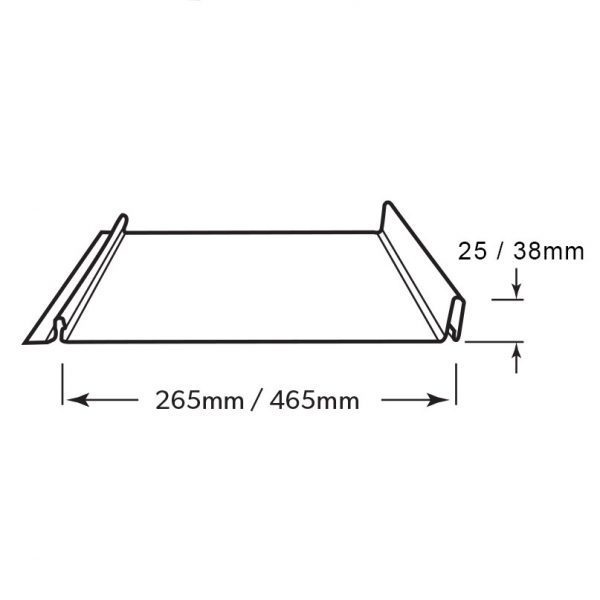 Roofing Supermarket Nail Strip (25m / 38mm rib height)-2275