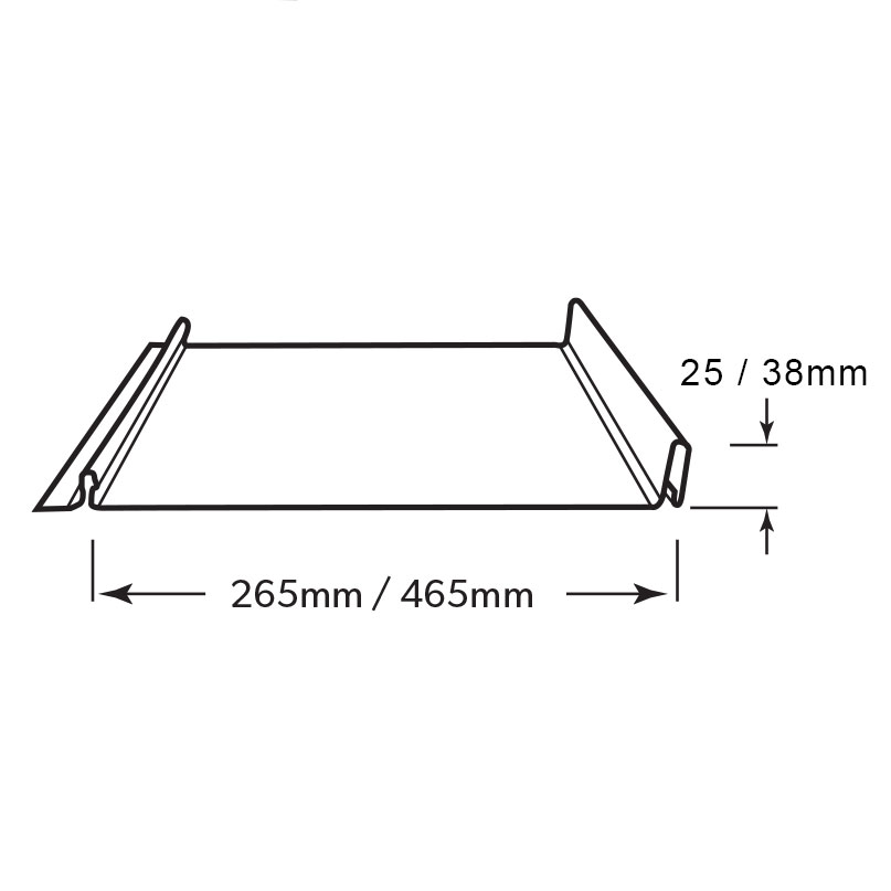 Roofing Supermarket Nail Strip (25m / 38mm rib height)-2275